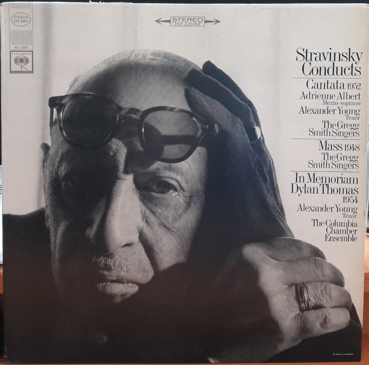 STRAVINSKY CONDUCTS CANTATA, MASS, IN MEMORIAM DYLAN THOMAS - PLAK 2.EL