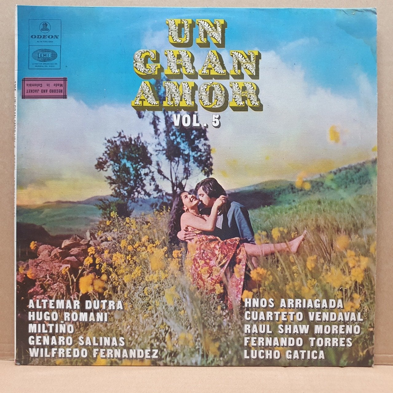 UN GRAN AMOR VOL.5 / ALTEMAR DUTRA, HUGO ROMANI, MILTINO, LUCHO GATICA - LP 2.EL PLAK