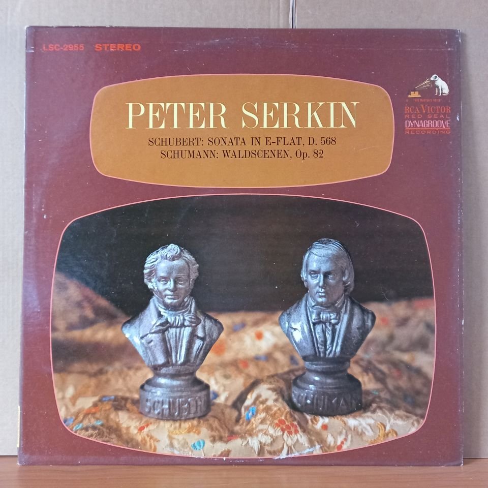 PETER SERKIN - SCHUBERT: SONATA IN E-FLAT, D. 568 / SCHUMANN: WALDSCENEN, OP. 82 (1967) - LP 2.EL PLAK