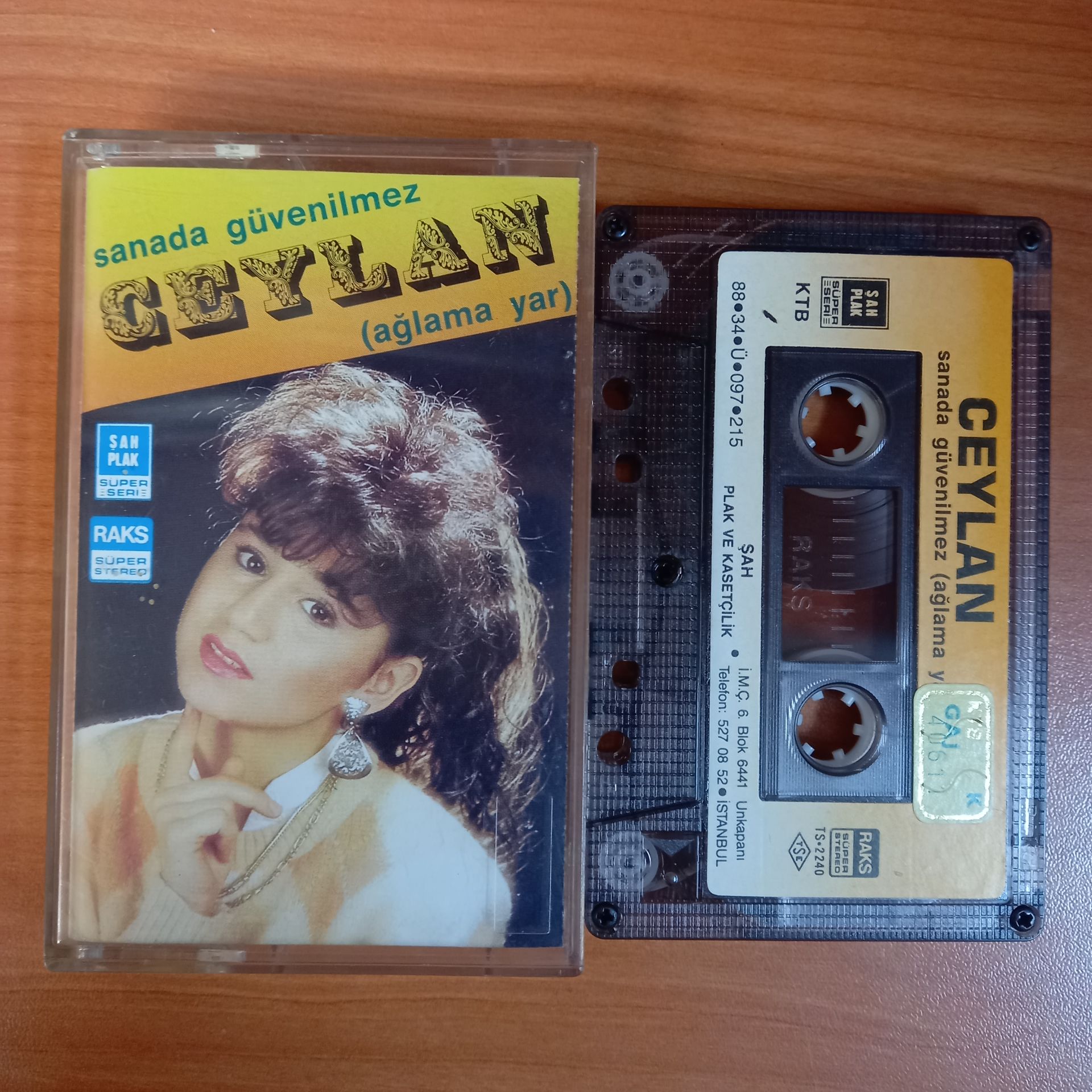 CEYLAN - SANADA GÜVENİLMEZ / AĞLAMA YAR (1988) - KASET 2.EL