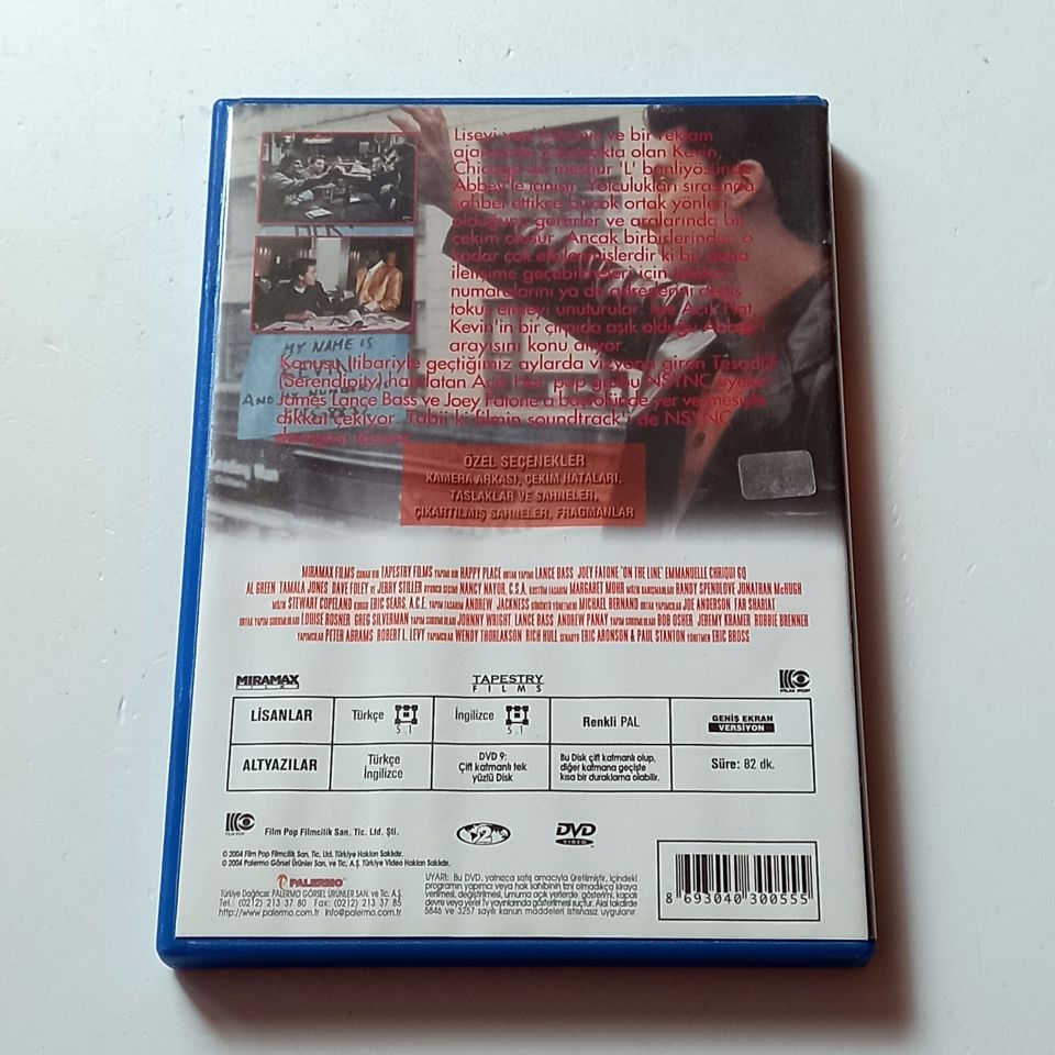 AÇIK HAT - ON THE LINE - LANCE BASS, JOEY FATONE - DVD 2.EL