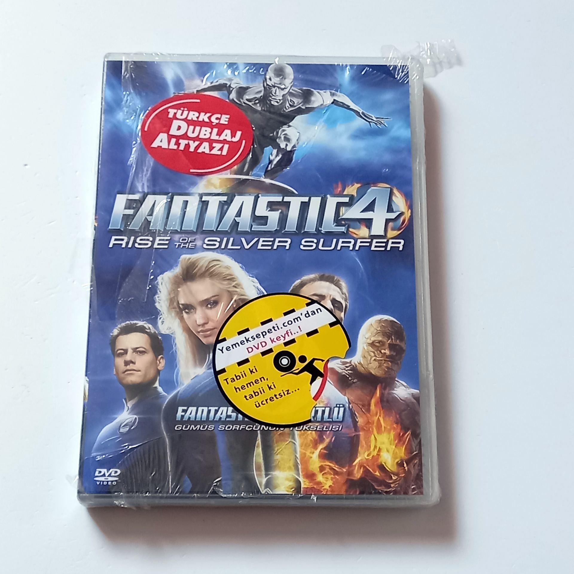 FANTASTIC 4 RISE OF THE SILVER SURFER / FANTASTİK DÖRTLÜ GÜMÜŞ SÖRFÇÜNÜN YÜKSELİŞİ - IOAN GRUFFORD, JESSICA ALBA - YÖN.: TIM STORY - DVD AMBALAJINDA SIFIR