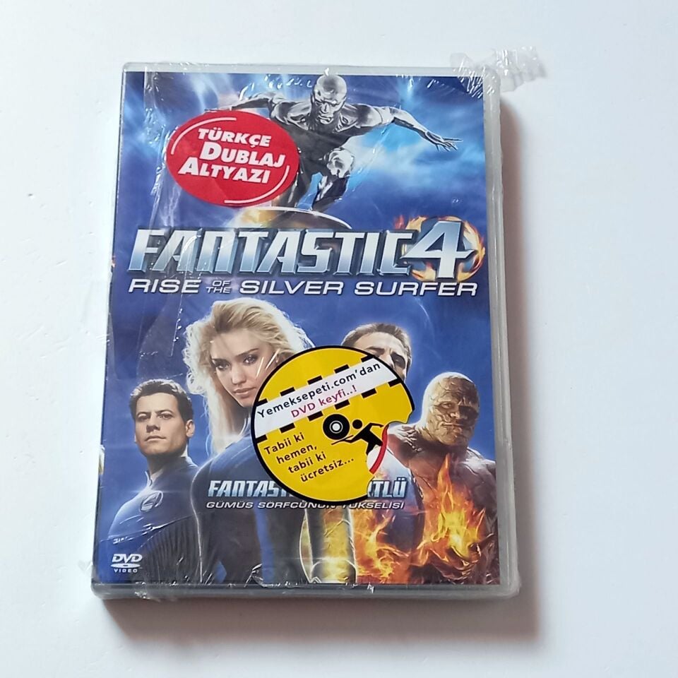 FANTASTIC 4 RISE OF THE SILVER SURFER / FANTASTİK DÖRTLÜ GÜMÜŞ SÖRFÇÜNÜN YÜKSELİŞİ - IOAN GRUFFORD, JESSICA ALBA - YÖN.: TIM STORY - DVD AMBALAJINDA SIFIR