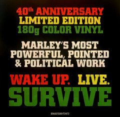 BOB MARLEY & THE WAILERS - SURVIVAL (1979) - LP 180GR COLORED 40TH ANN. 2019 EDITION SIFIR PLAK
