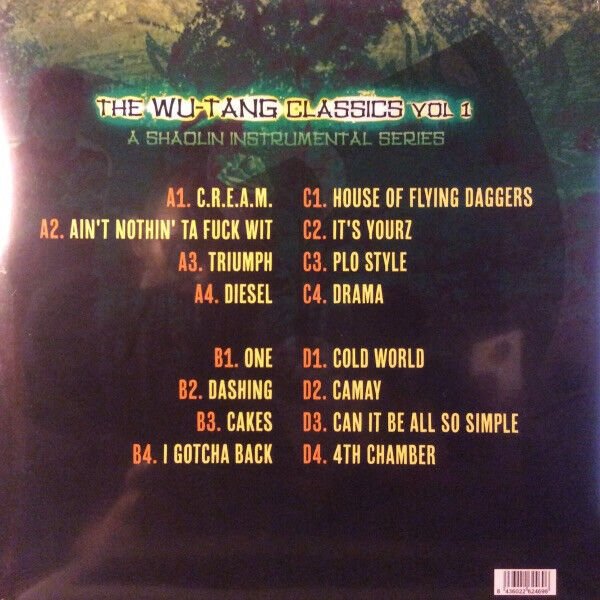 WU-TANG CLAN – THE WU-TANG CLASSICS VOL 1 (A SHAOLIN INSTRUMENTAL SERIES) (2014) - 2LP SIFIR PLAK