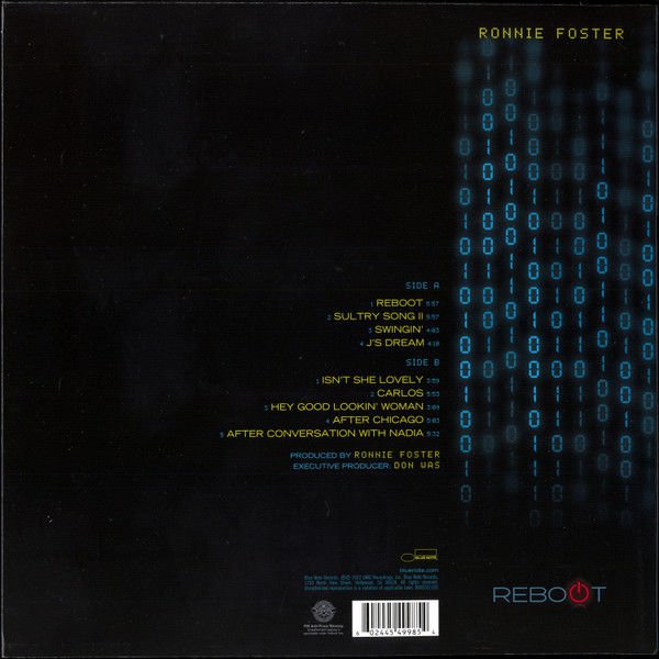 RONNIE FOSTER - REBOOT (2022) - LP BLUE NOTE SIFIR PLAK