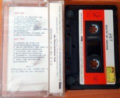 SLAYER - SOUTH OF HEAVEN (1989) MMY CASSETTE MADE IN TURKEY ''USED'' PAPER LABEL