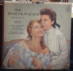 STRAUSS, R.: DER ROSENKAVALIER HIGHLIGHTS, SCHWARZKOPF, EDELMANN, KARAJAN - PLAK 2.EL