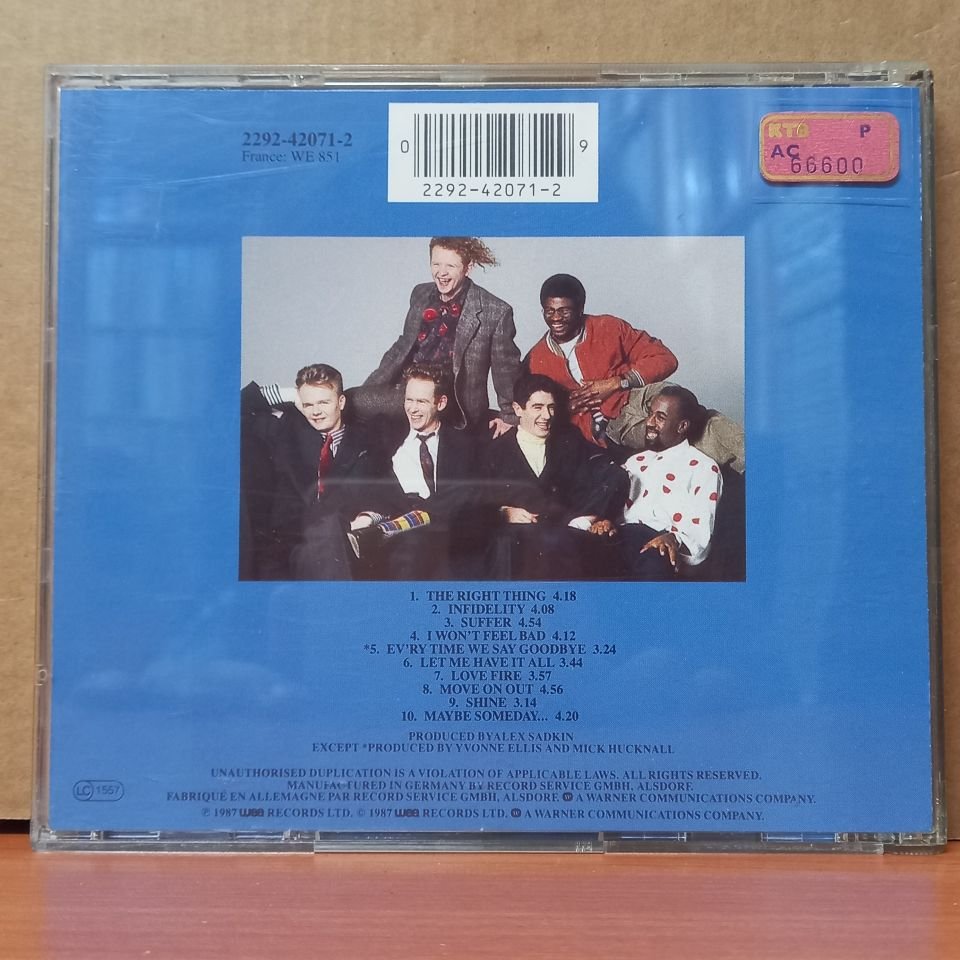 SIMPLY RED - MEN AND WOMEN (1987) - CD 2.EL