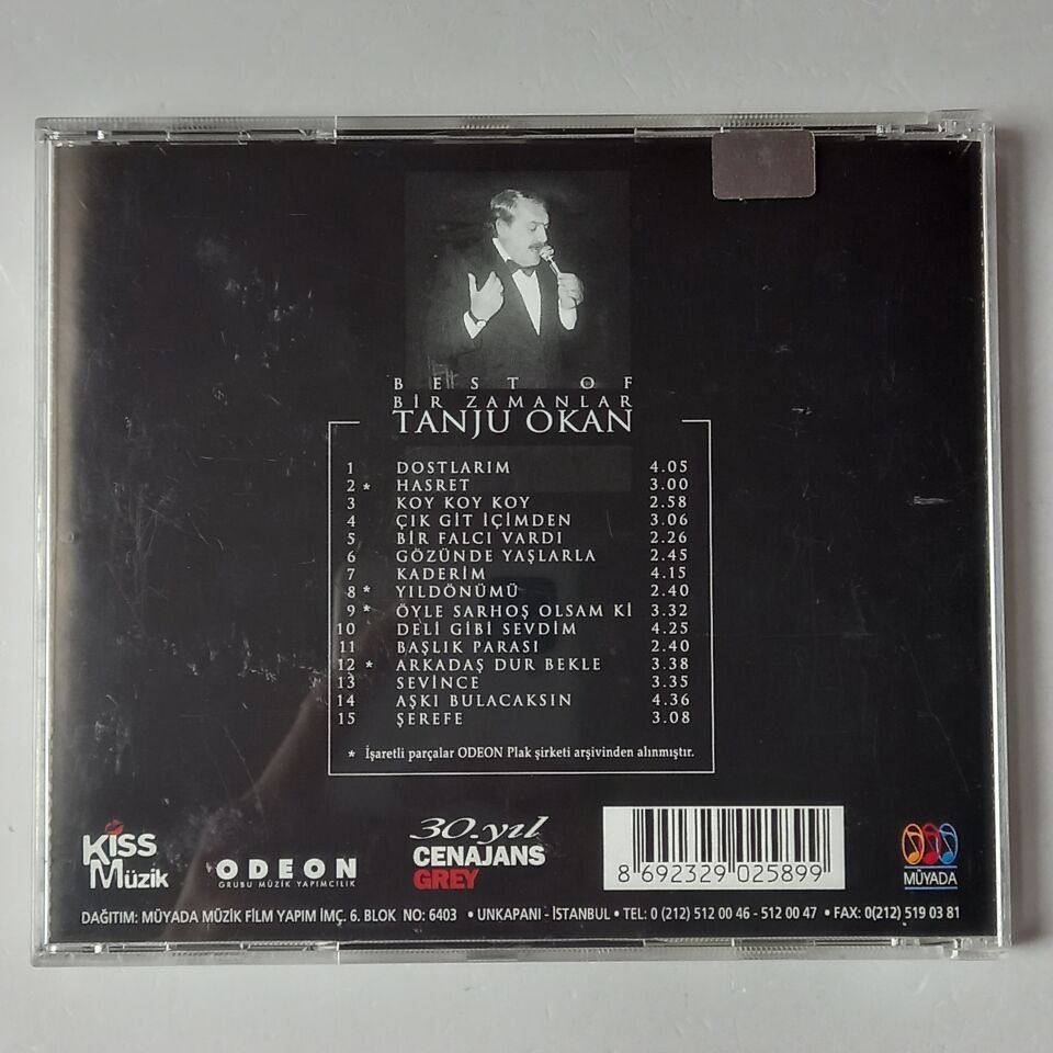 TANJU OKAN – BİR ZAMANLAR (1999) - CD 2.EL