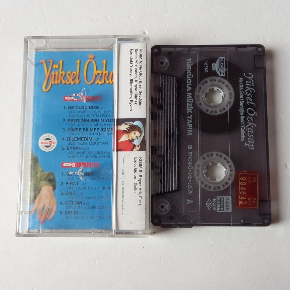 YÜKSEL ÖZKASAP - SEVDİĞİM SENİN YÜZÜNDEN / NE OLDU BİZE (2001) - KASET 2.EL