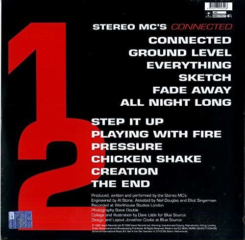 STEREO MC'S - CONNECTED (1992) - LP 180GR 2019 EDITION SIFIR PLAK