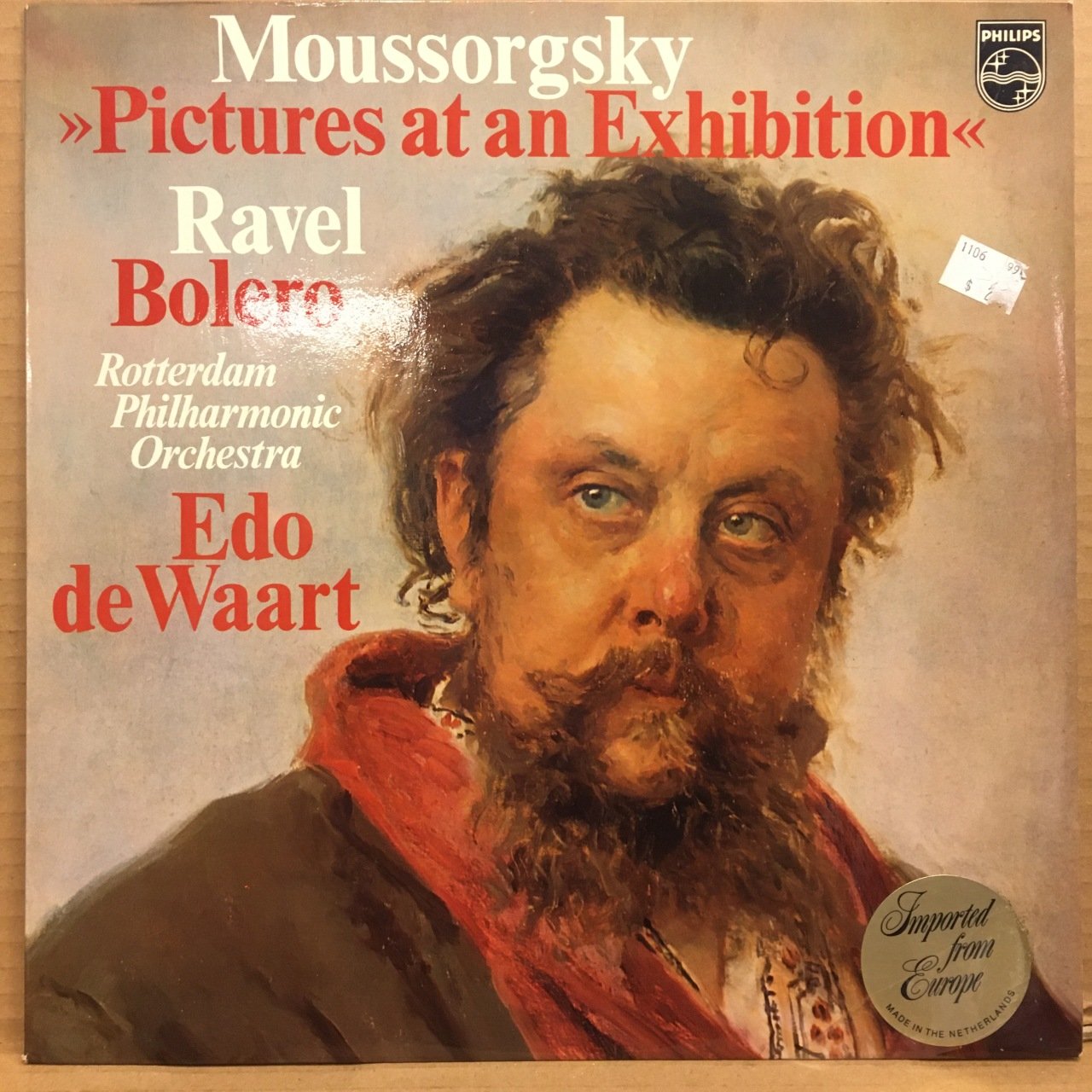 MOUSSORGSKY PICTURES AT AN EXHIBITION / RAVEL BOLERO EDO DE WAART 2.EL PLAK