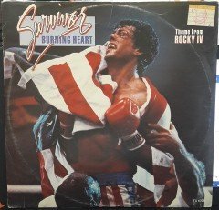 SURVIVOR - BURNING HEART - EYE OF THE TIGER (FROM''ROCKY'' MOVIE) (1985) - 12'' MAXI SINGLE PLAK 2.EL