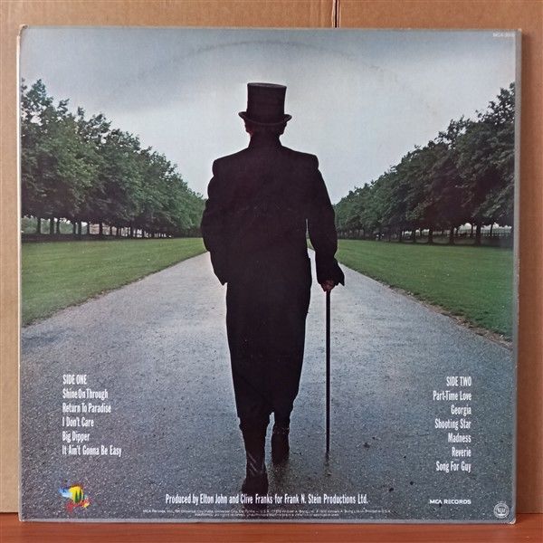ELTON JOHN – A SINGLE MAN (1978) - LP 2.EL PLAK