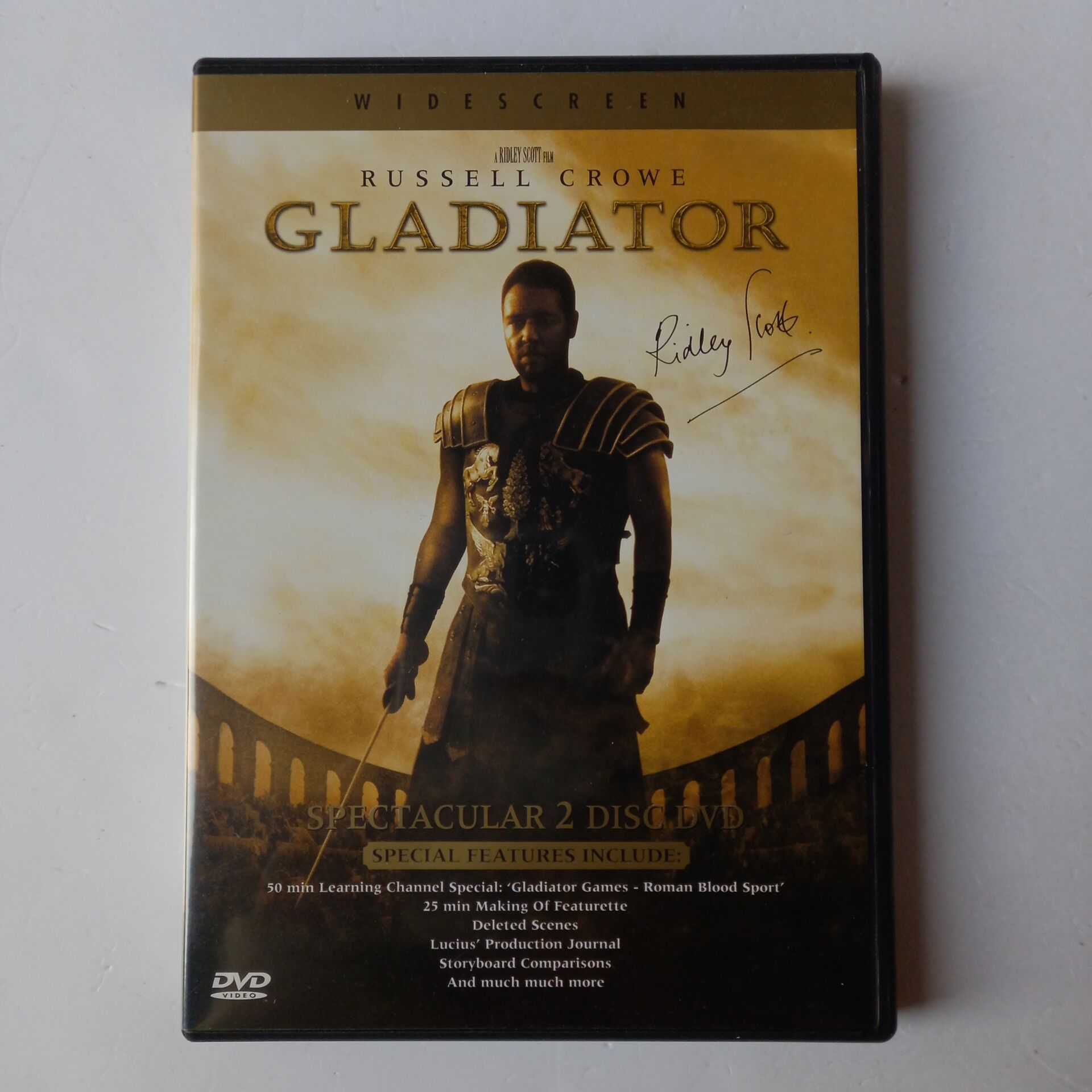 GLADIATOR - RIDLEY SCOTT - RUSSELL CROWE - 2DVD 2.EL