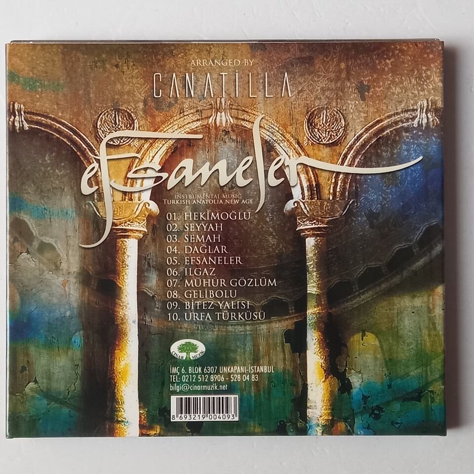 CAN ATİLLA – EFSANELER (2008) - CD REISSUE DIGIPAK 2.EL