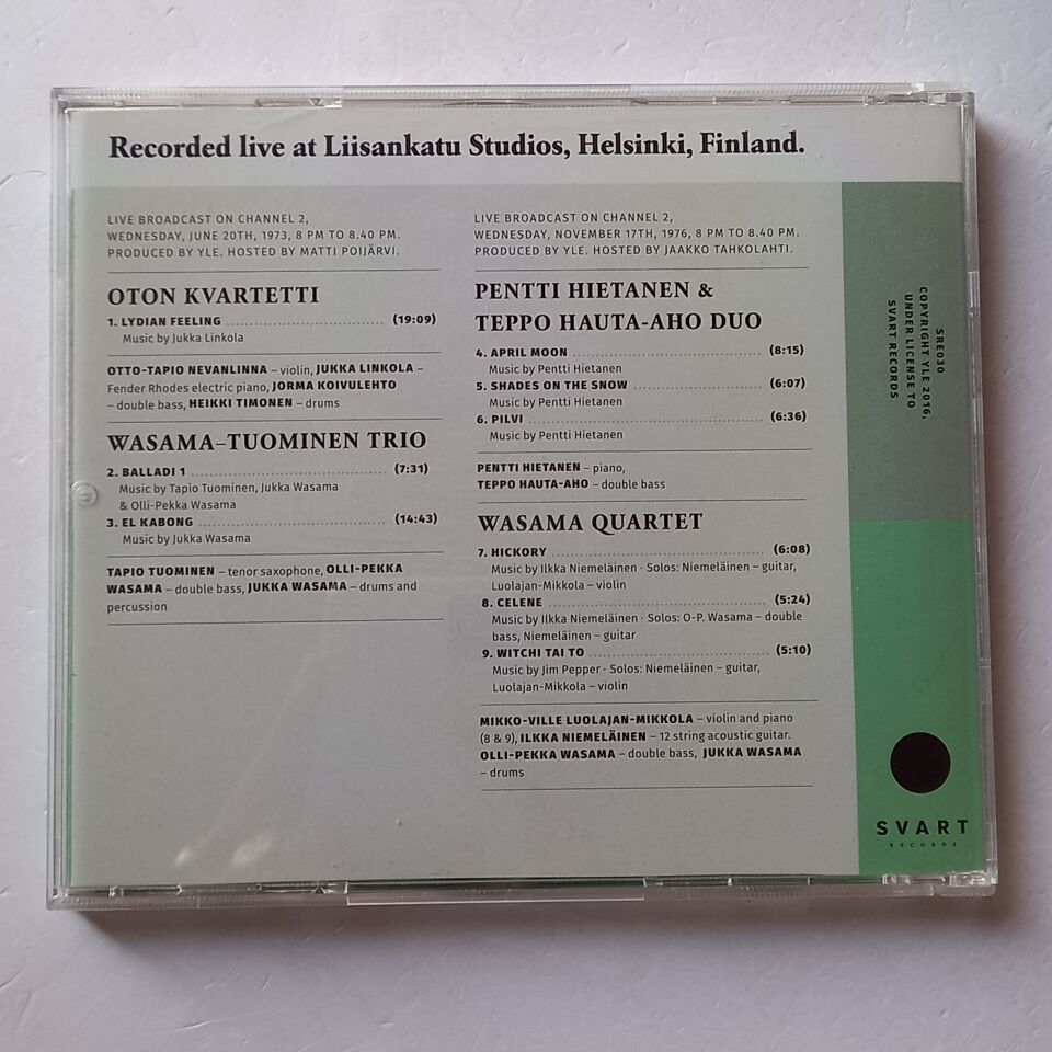 OTON KVARTETTI, WASAMA-TUOMINEN TRIO – JAZZ LIISA 07 (2016) - CD 2.EL