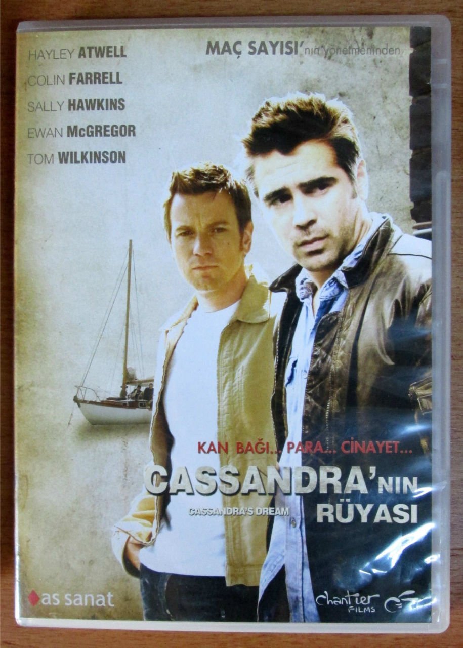 CASSANDRA'NIN RÜYASI - CASSANDRA'S DREAM - COLIN FARRELL - EWAN McGREGOR - WOODY ALLEN - DVD 2.EL
