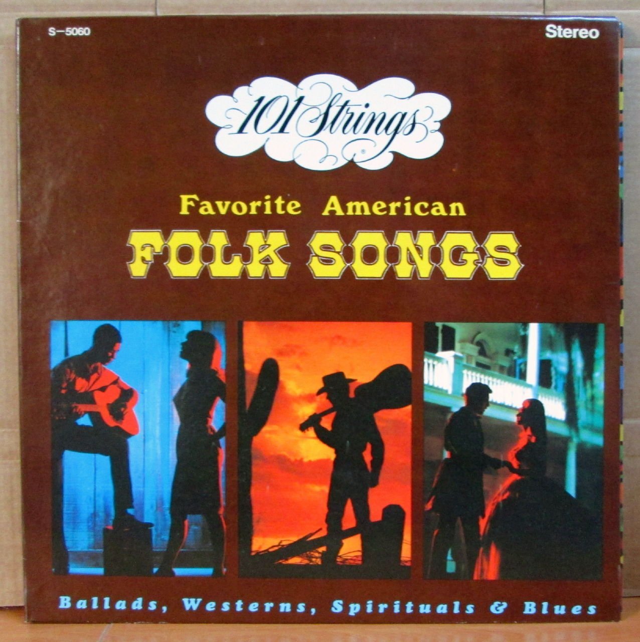101 STRINGS - AMERICAN FOLK SONGS LP 2.EL