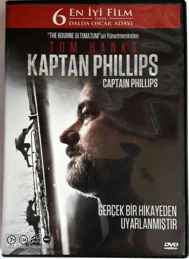 KAPTAN PHILLIPS - CAPTAIN PHILLIPS - TOM HANKS - DVD 2.EL