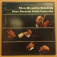 FOUR FAVORITE VIOLIN CONCERTOS ISAAC STERN BEETHOVEN BRAHMS MENDELSSOHN 2.EL BOXSET