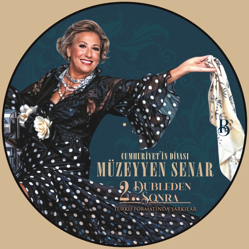 MÜZEYYEN SENAR - 2. DUBLEDEN SONRA / CUMHURİYET'İN DİVASI (2007) - LP COMPILATION 2025 PICTURE DISC (RESİM BASKILI) VE SINIRLI NUMARALI LIMITED EDITION SIFIR PLAK