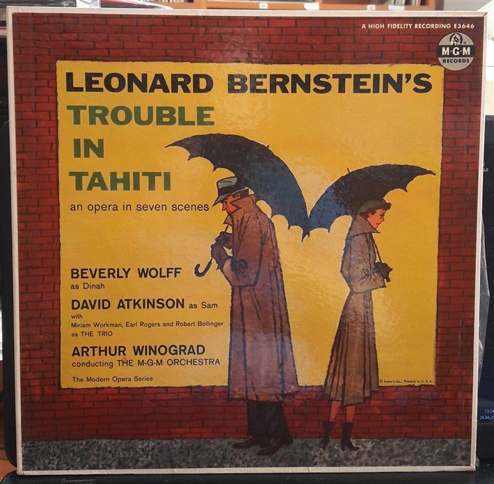 BERNSTEIN: TROUBLE IN TAHITI, ARTHUR WINOGRAD - PLAK 2.EL