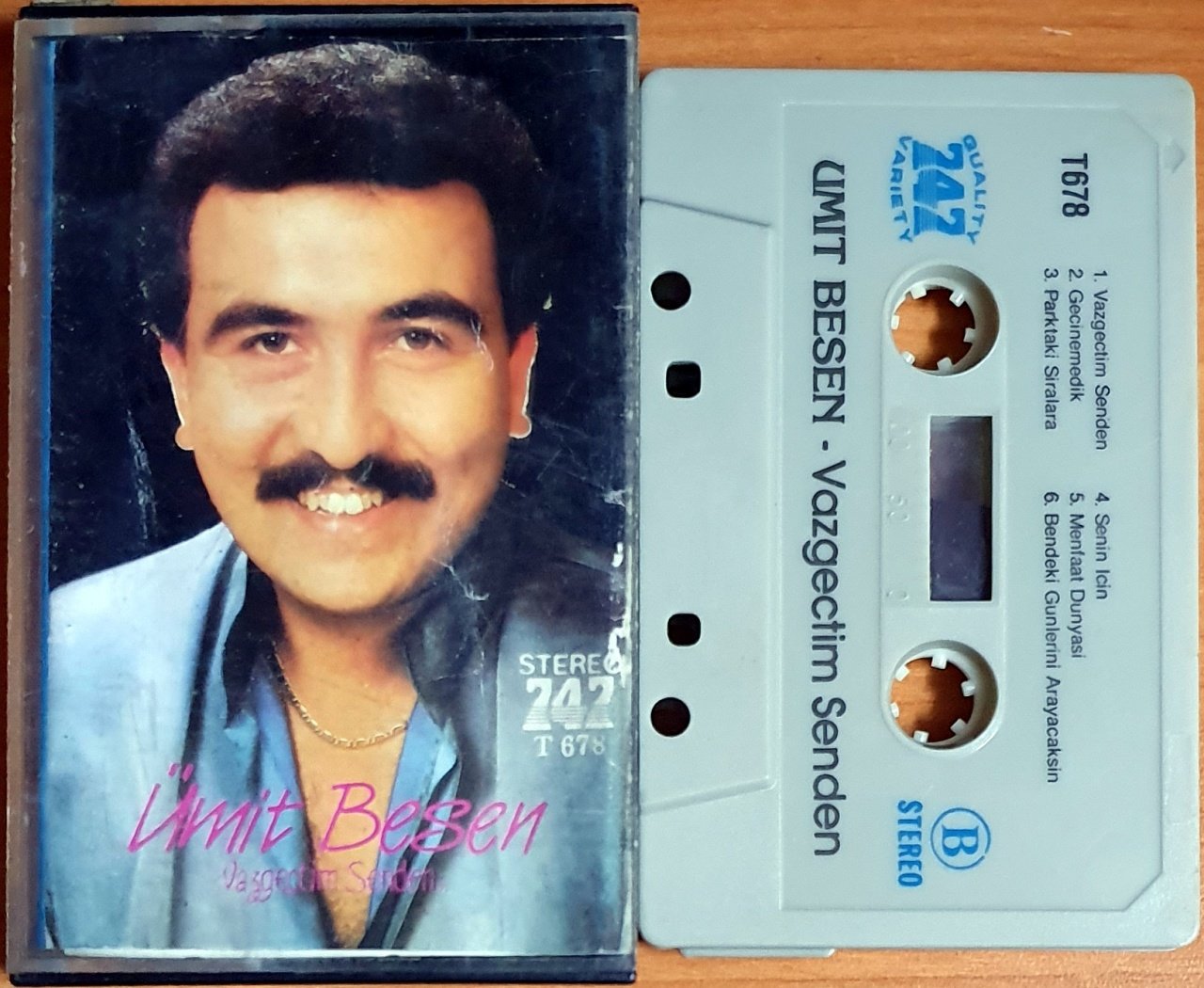 ÜMİT BESEN - VAZGEÇTİM SENDEN - KASET 747 / MADE IN SAUDI ARABIA 2.EL
