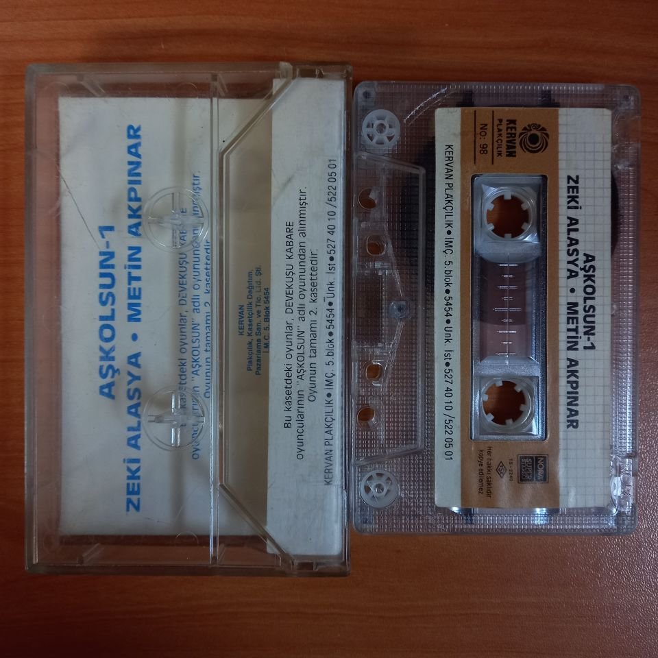 AŞKOLSUN 1 / ZEKİ ALASYA, METİN AKPINAR - KASET 2.EL