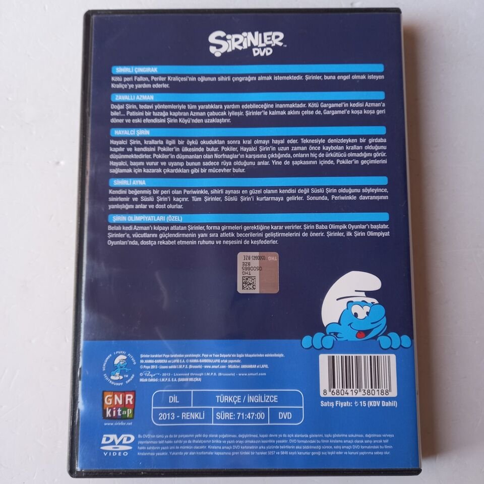ŞİRİNLER - SİHİRLİ ÇINGIRAK - DVD 2.EL