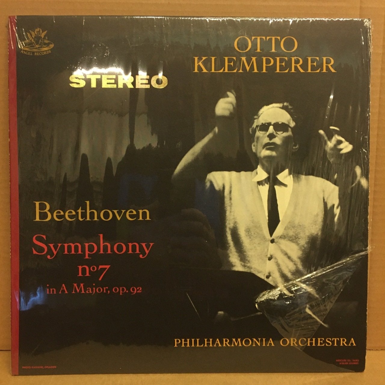 BEETHOVEN SYPMHONY NO 7 OTTO KLEMPERER 2.EL PLAK