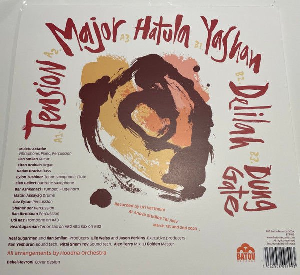 MULATU ASTATKE AND HOODNA ORCHESTRA - TENSION (2024) - LP RED COLOURED SIFIR PLAK