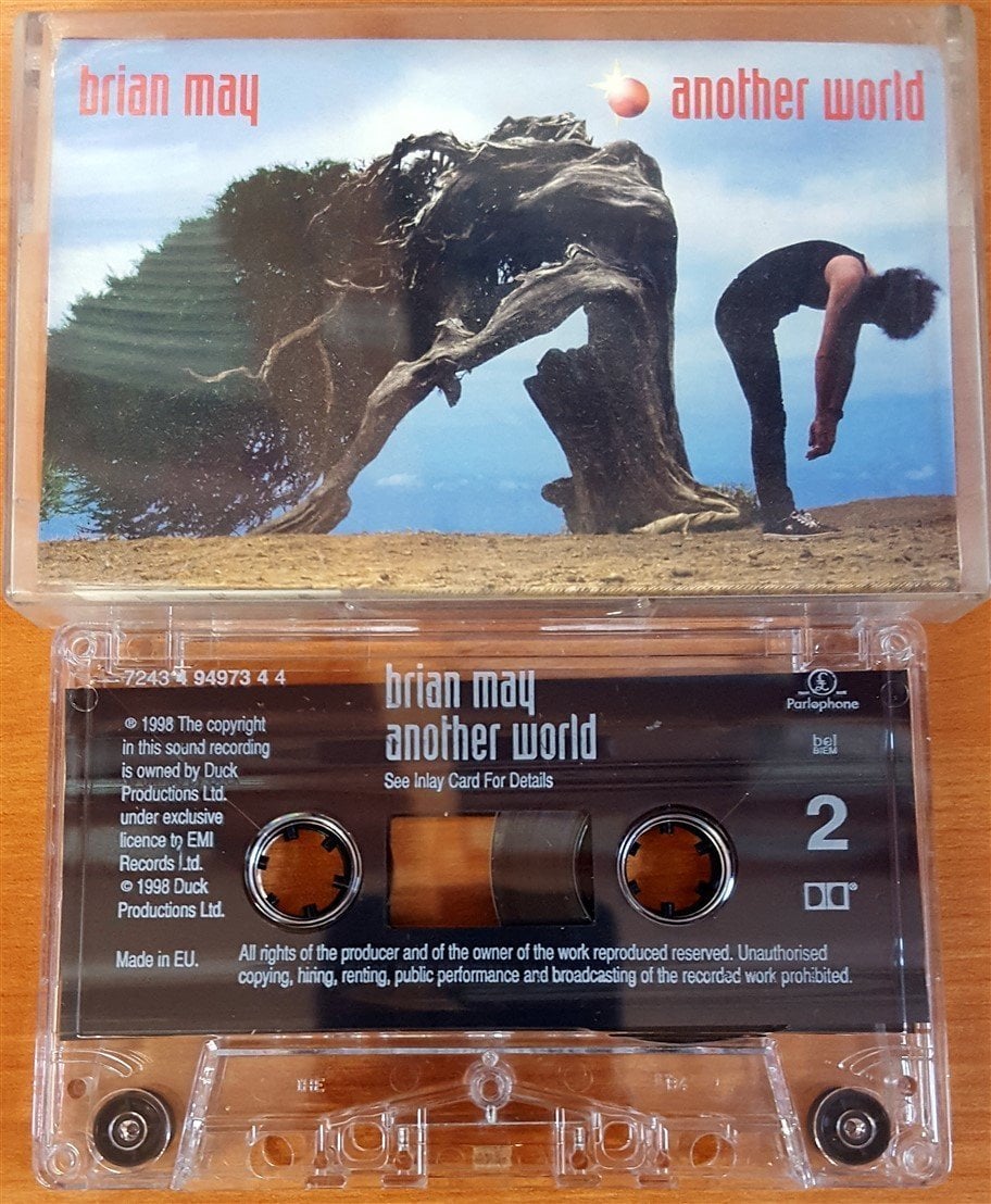 BRIAN MAY - ANOTHER WORLD CASSETTE MADE IN EU ''USED''