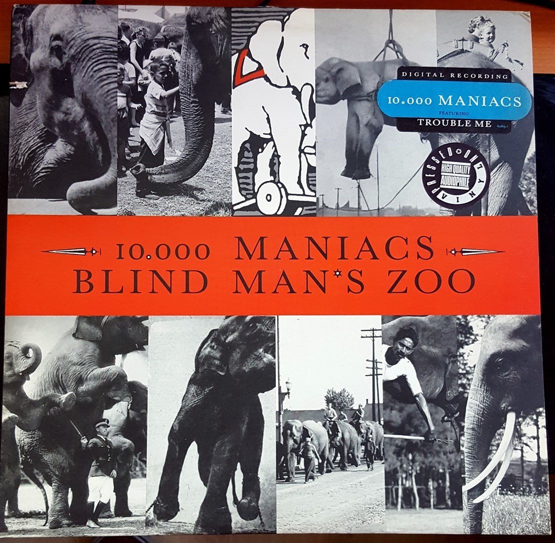 10.000 MANIACS - BLIND MAN'S ZOO (1989) PLAK 2.EL PROMO COPY