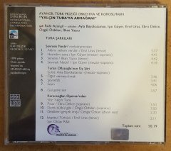 YALÇIN TURA ŞARKILARI - AYANGİL TÜRK MÜZİĞİ ORK. & KOROSU CD 2.EL