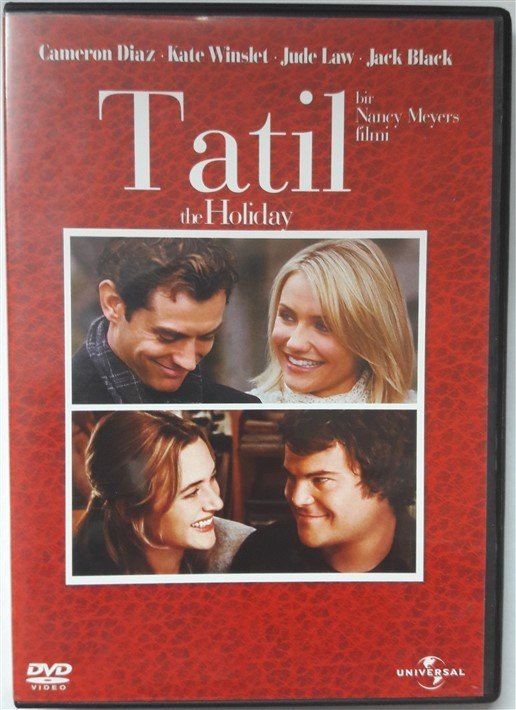 TATİL - THE HOLIDAY - JUDE LAW - CAMERON DIAZ - KATE WINSLET - JACK BLACK - NANCY MEYERS - DVD 2.EL