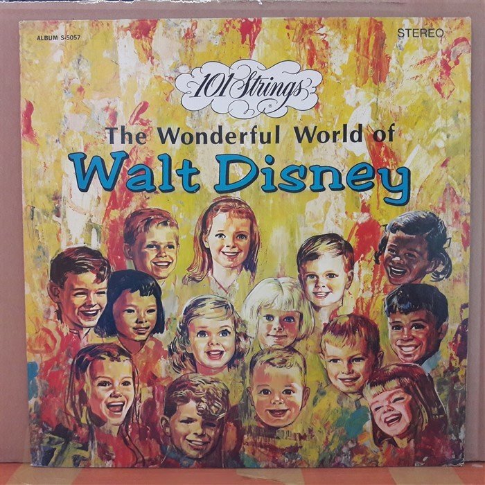 101 STRINGS - THE WONDERFUL WORLD OF WALT DISNEY - LP PLAK 2.EL