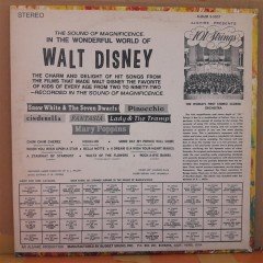 101 STRINGS - THE WONDERFUL WORLD OF WALT DISNEY - LP PLAK 2.EL