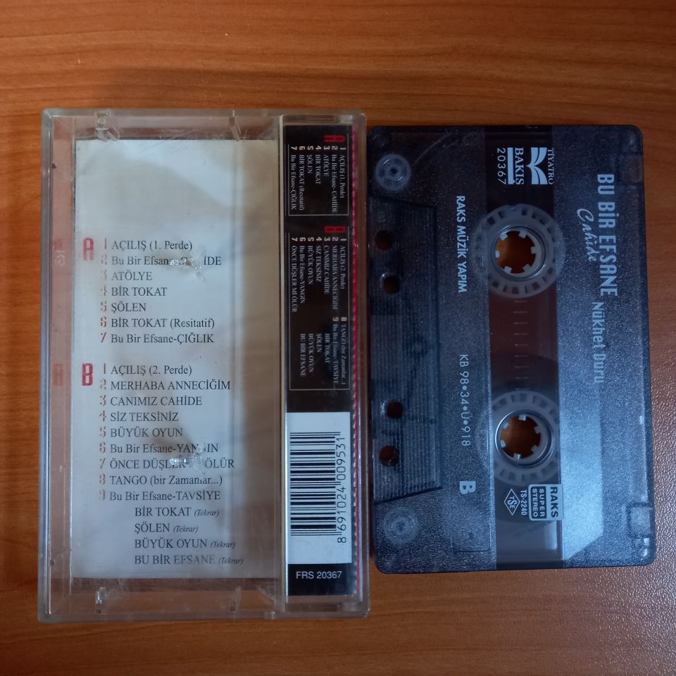 NÜKHET DURU - BU BİR EFSANE / CAHİDE (1998) - KASET 2.EL