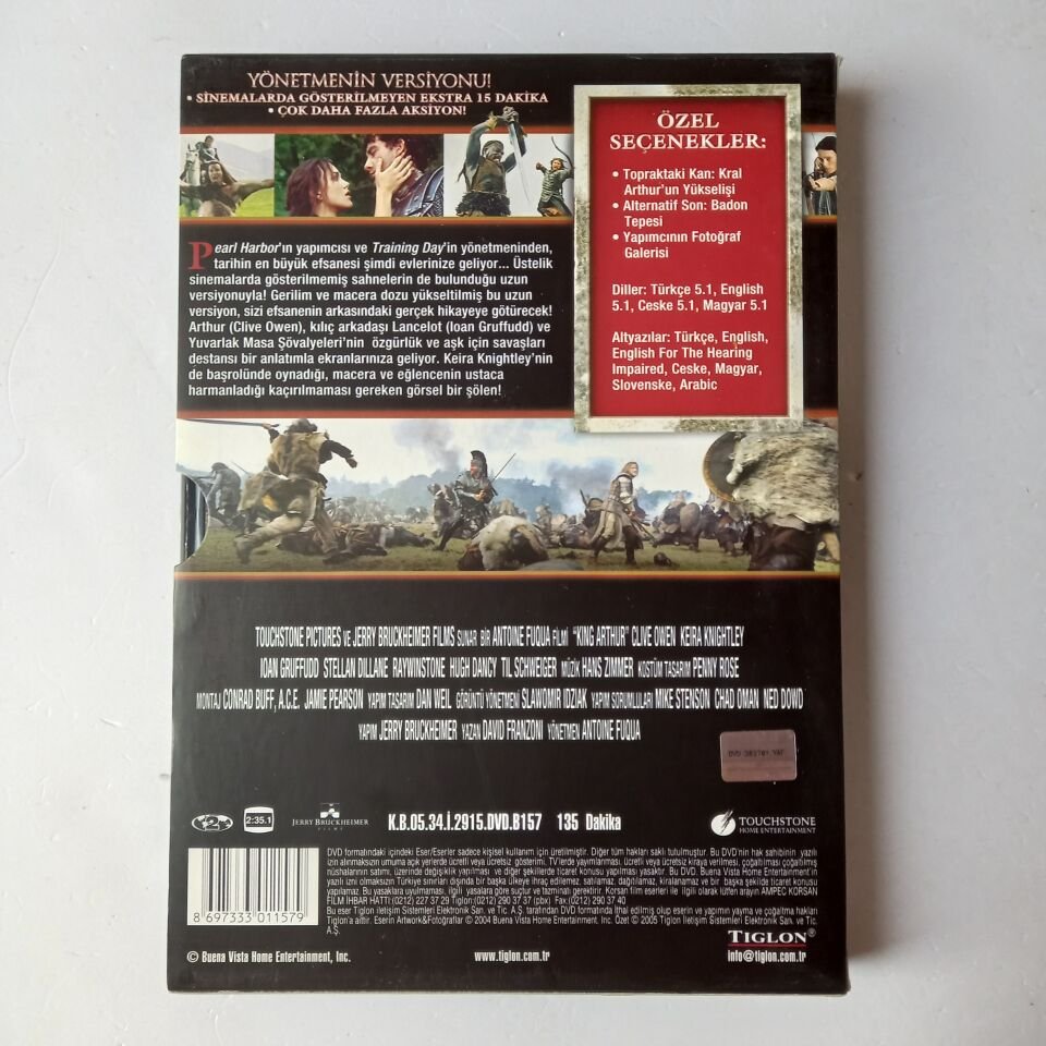 KING ARTHUR - YÖNETMENİN VERSİYONU - DVD 2.EL