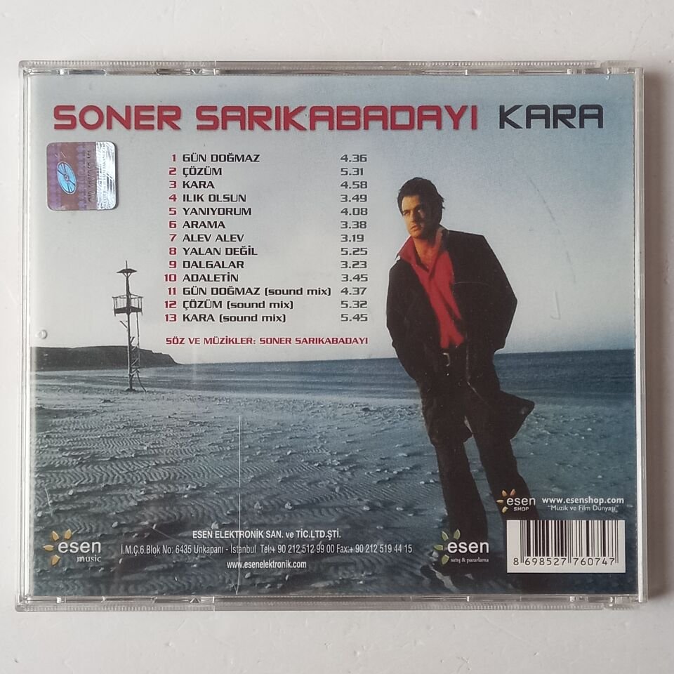 SONER SARIKABADAYI – KARA (2009) - CD 2.EL