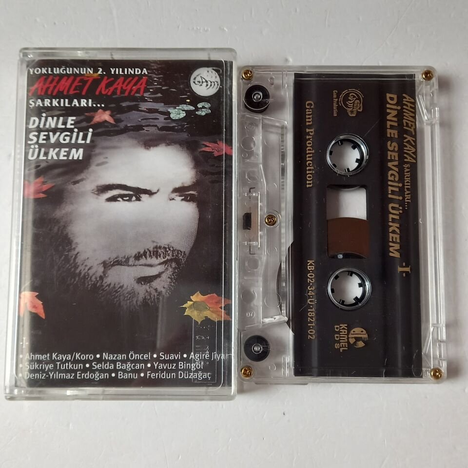 AHMET KAYA - DİNLE SEVGİLİ ÜLKEM 1-2 (2002) - 2 KASET 2.EL
