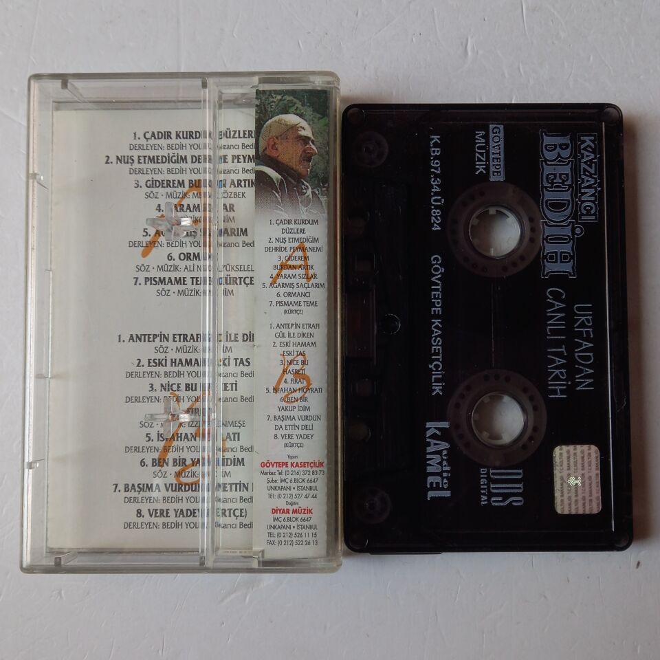 KAZANCI BEDİH - URFA'DAN CANLI TARİH / PİR'İN İLK YASAL KASETİ (1997) - KASET 2.EL