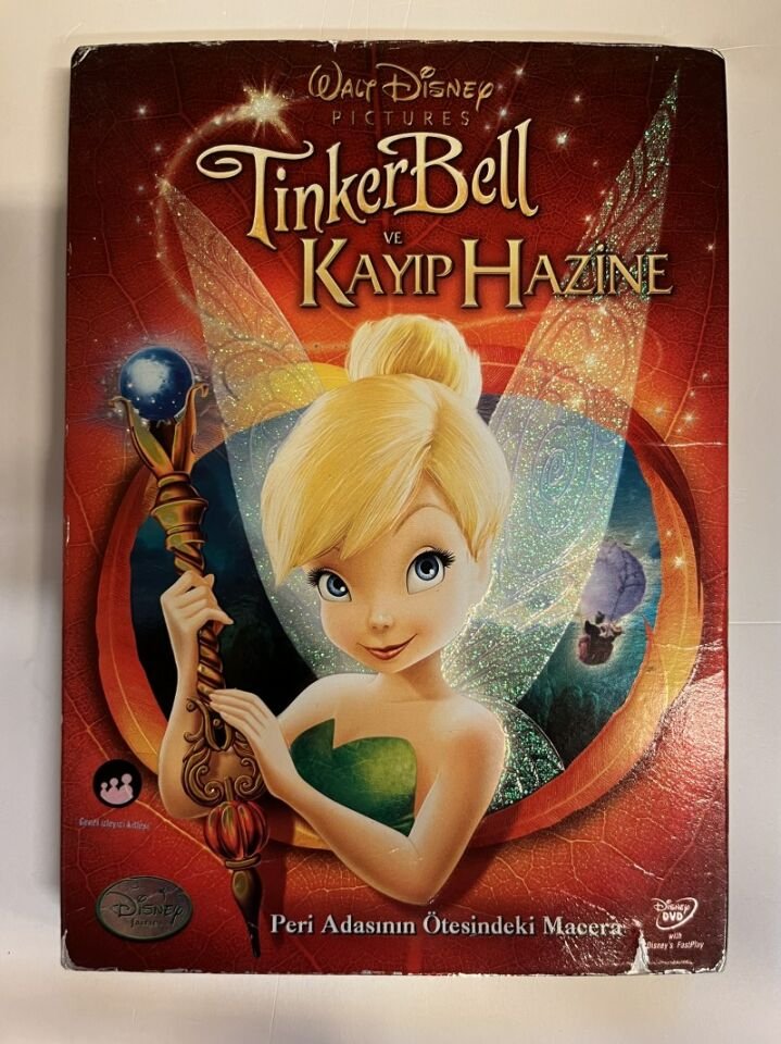 TINKER BELL VE KAYIP HAZİNE - TINKER BELL AND THE LOST TREASURE - WALT DISNEY ANİMASYONU - DVD 2.EL