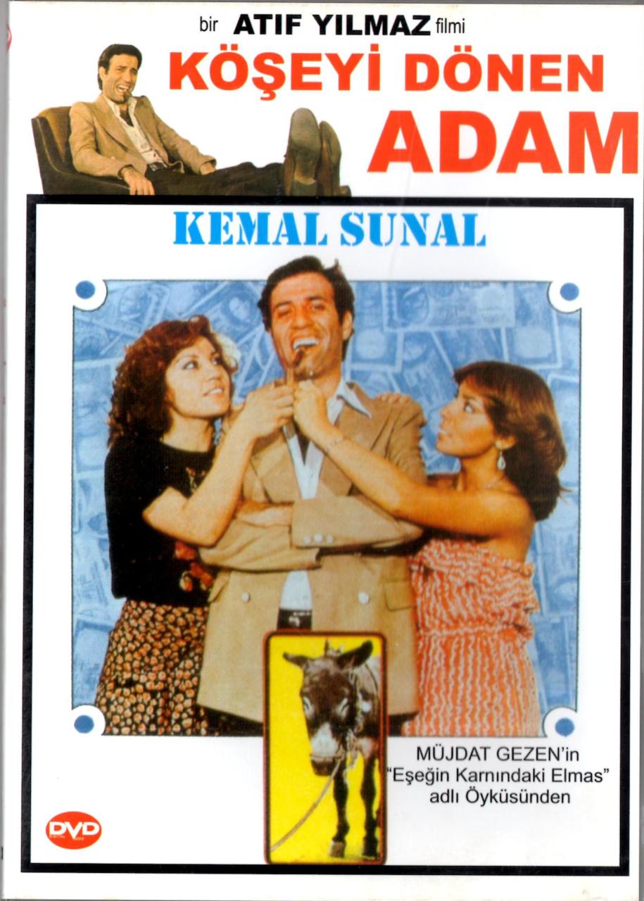 KÖŞEYİ DÖNEN ADAM - KEMAL SUNAL - MERAL ORHANSOY - ATIF YILMAZ - DVD 2.EL