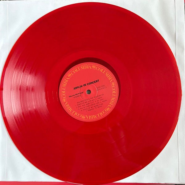 JANIS JOPLIN - IN CONCERT (1972) - 2LP 180GR 2023 COLOURED LIMITED EDITION SIFIR PLAK