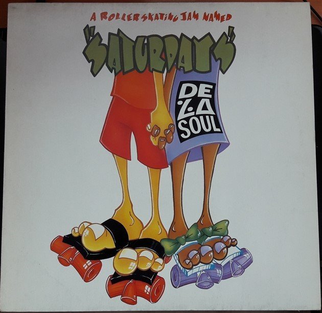 DE LA SOUL - A ROLLER SKATING JAM NAMED ''SATURDAYS'' (1991) - 12'' MAXI SINGLE PLAK 2.EL