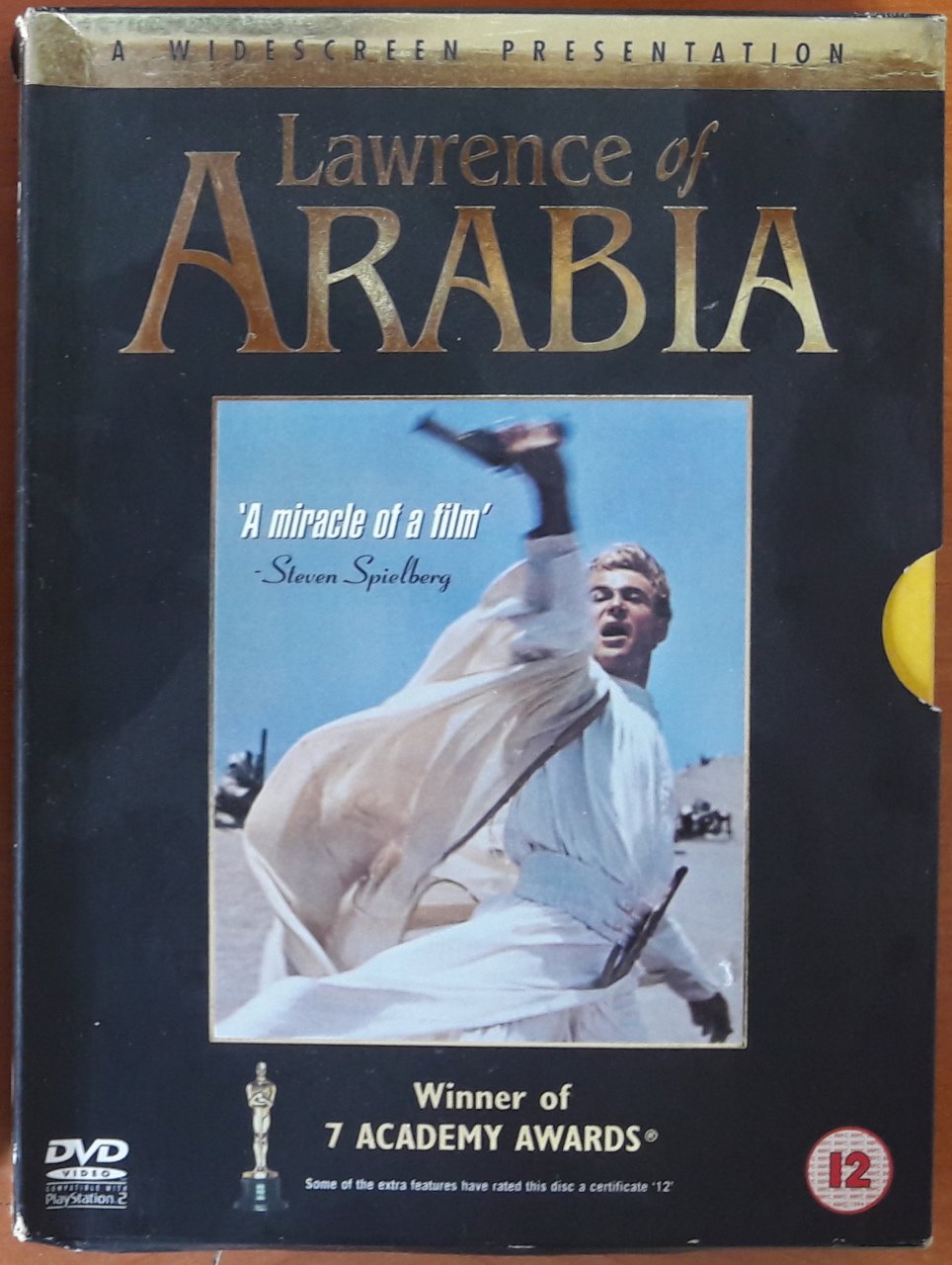 LAWRENCE OF ARABIA - ARABİSTANLI LAWRENCE - ALEC GUINNESS - ANTHONY QUINN - DAVID LEAN - 2DVD 2.EL