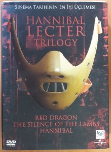 HANNIBAL LECTER TRILOGY: RED DRAGON, The SILENCE of The LAMBS, HANNIBAL - 3DVD 2.EL
